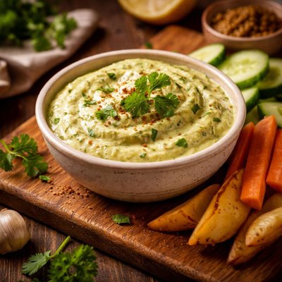 Image of Cilantro Mustard Mayo Dip or Sauce