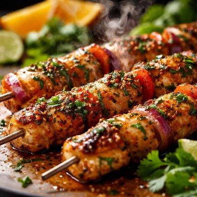 Image of Cilantro Orange Chicken Kabobs
