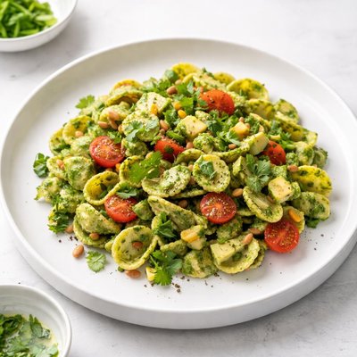 Image of Cilantro Pesto Pasta Salad