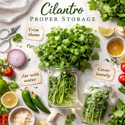 Image of Cilantro Proper Storage