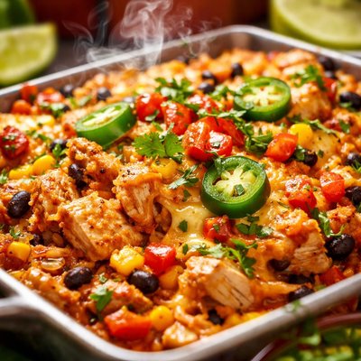 Image of Cinco De Mayo Chicken Casserole