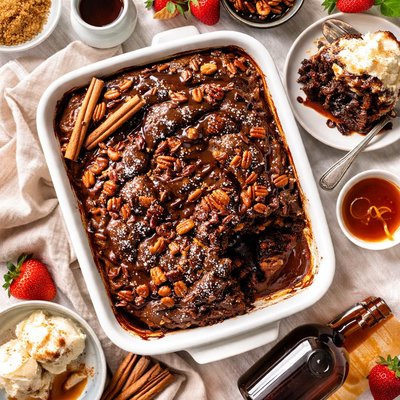 Image of Cinn Ful Fudgy Rum Pudding Cake
