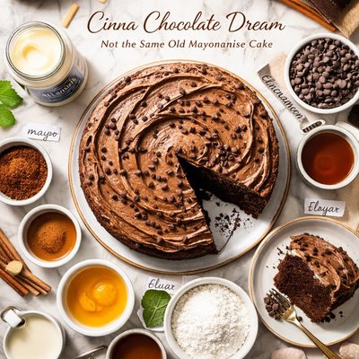 Image of Cinna Chocolate Dream Not the Same Old Mayonnaise Cake