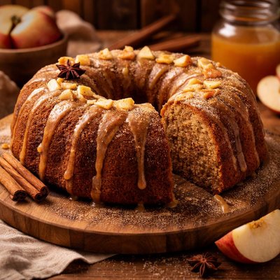 Image of Cinnamon Apple Cider Bundt Cake