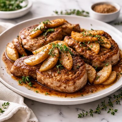 Image of Cinnamon Apple Pork Chops Recipe
