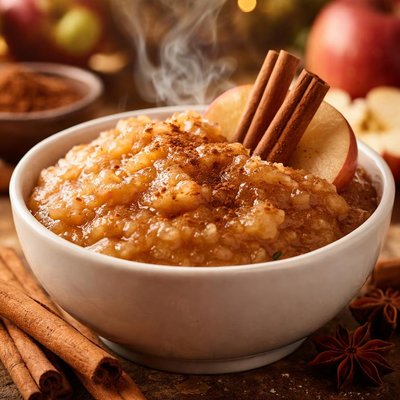 Image of Cinnamon Applesauce Easy Microwave Recipe