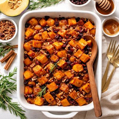 Image of Cinnamon Baked Butternut Squash