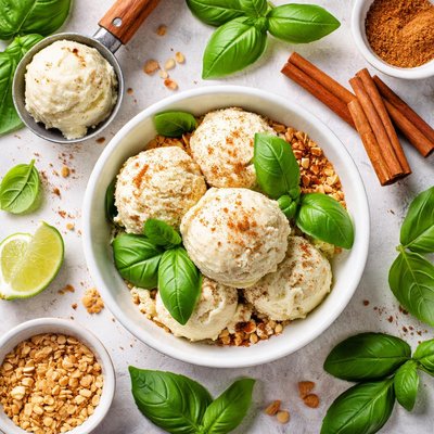 Image of Cinnamon Basil Ice Cream