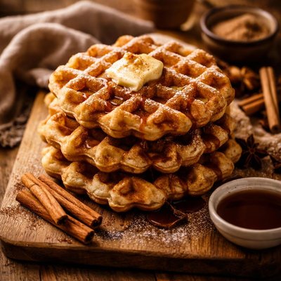 Image of Cinnamon Belgian Waffles