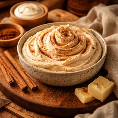 Image of Cinnamon Butter Frosting with Creme Fraiche