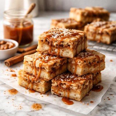 Image of Cinnamon Caramel Swirl Bars