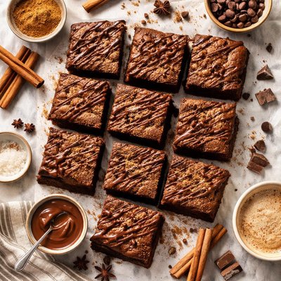 Image of Cinnamon Chocolate Brownies
