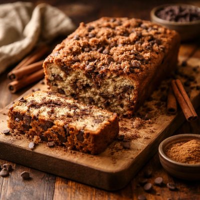 Image of Cinnamon Chocolate Chip Cake