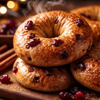 Image of Cinnamon Craisin Bagels