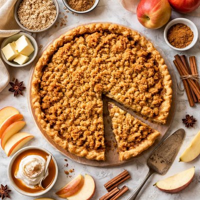 Image of Cinnamon Crumble Apple Pie