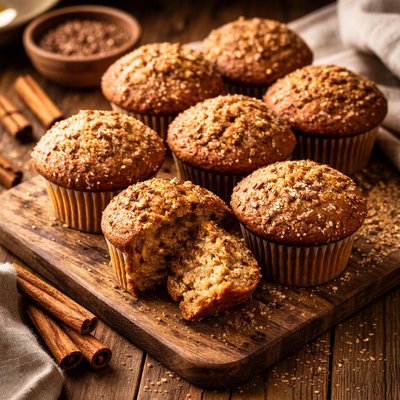 Image of Cinnamon Flax Muffins