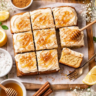 Image of Cinnamon Honey Snack Cake