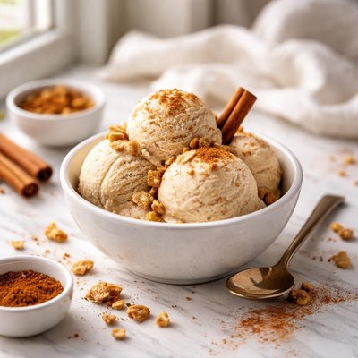 Image of Cinnamon Ice Cream Diet Version for Electric Ice