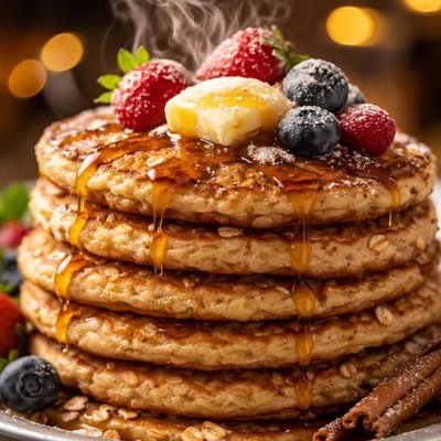 Image of Cinnamon Oatmeal Pancake