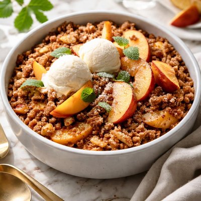 Image of Cinnamon Peach Brown Betty