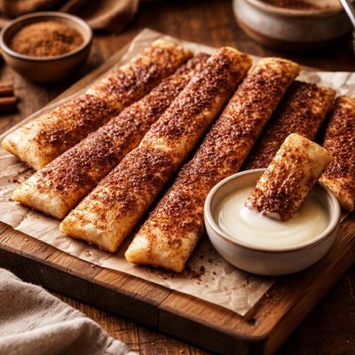 Image of Cinnamon Pizza Sticks with Dipping Glaze