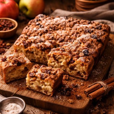 Image of Cinnamon Raisin Apple Kuchen