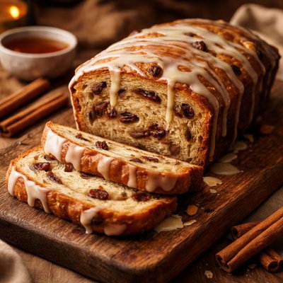Image of Cinnamon Raisin Bread with Maple Glaze