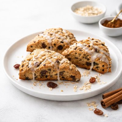 Image of Cinnamon Raisin Oatmeal Scones