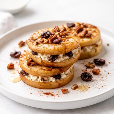 Image of Cinnamon Raisin Stuffed Apple Rings