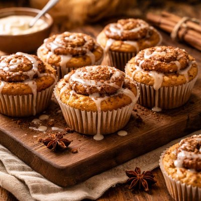 Image of Cinnamon Roll Muffins