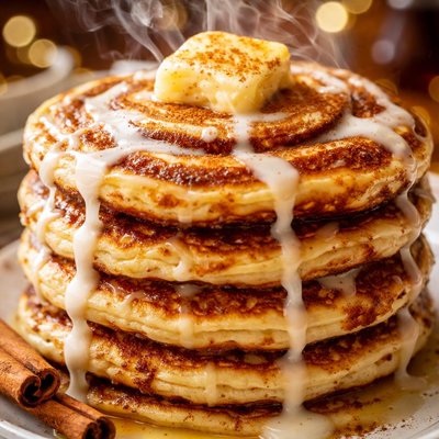Image of Cinnamon Roll Pancakes