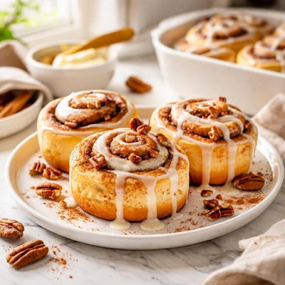 Image of Cinnamon Rolls Using Cake Mix