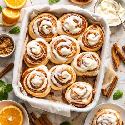 Image of Cinnamon Rolls with Cream Cheese Glaze