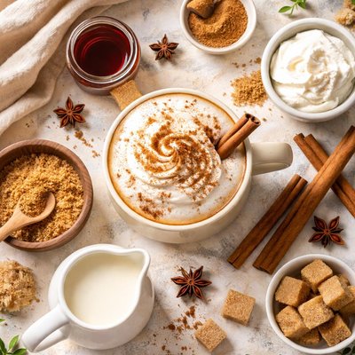 Image of Cinnamon Rum Latte Diabetic