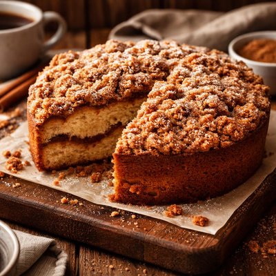 Image of Cinnamon Sour Cream Coffee Cake