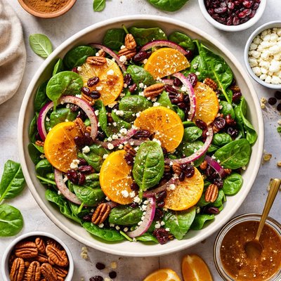Image of Cinnamon Spinach with Orange