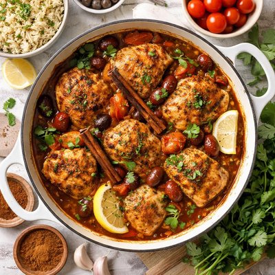 Image of Cinnamon Stewed Chicken Cat Cora