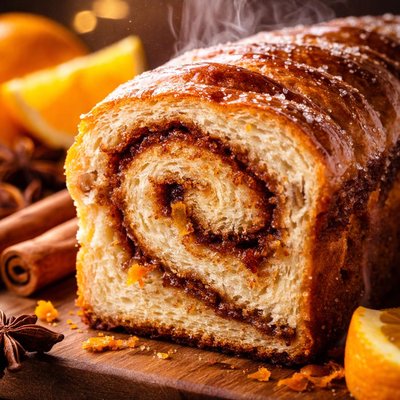 Image of Cinnamon Swirl Orange Bread