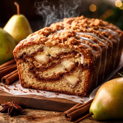 Image of Cinnamon Swirl Pear Bread