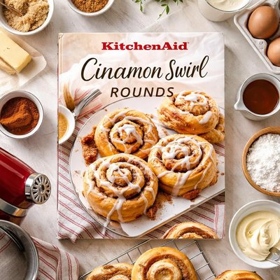 Image of Cinnamon Swirl Rounds Kitchenaid Cookbook