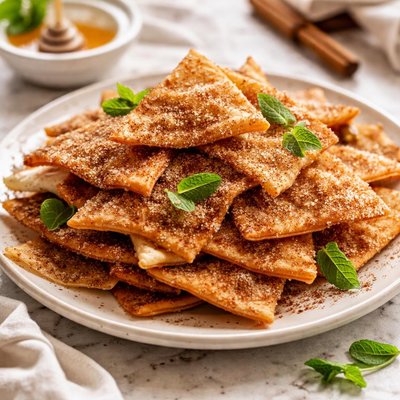 Image of Cinnamon Won Ton Crisps Microwave