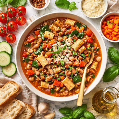 Image of Circle Around Sausage Minestrone Ragu