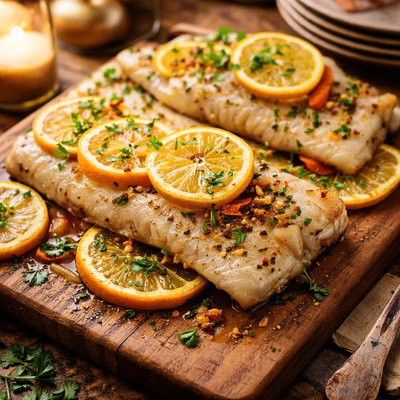 Image of Citrus Baked Halibut
