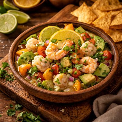 Image of Citrus Ceviche with Shrimp and Scallops