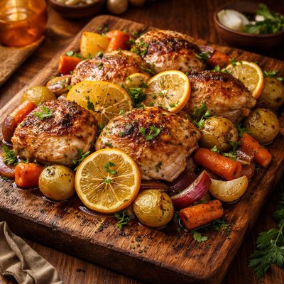 Image of Citrus Chicken with Vegetables