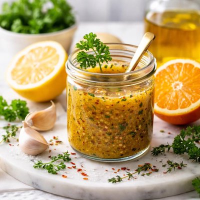 Image of Citrus Garlic Salad Dressing Marinade