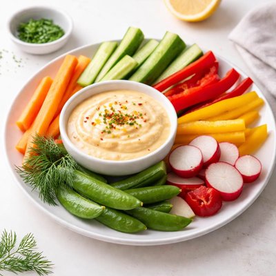 Image of Citrus Ginger Mayo Dip for Veggies
