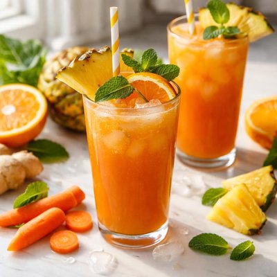 Image of Citrus Pineapple Carrot Juice