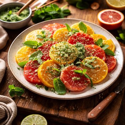 Image of Citrus Salad with Mint Sugar