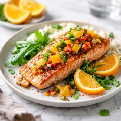 Image of Citrus Salmon with Orange Relish